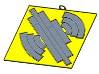 X-Wing Miniatures Core Set Template Tray by cssmythe3