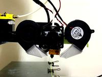 CR-7 parts: double blower fan duct for cr7 by Feric