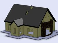 Basic house design by print3dXYZ