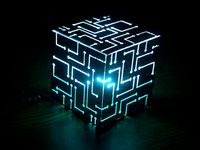 Alien Cube - Laser Cut by elmerohueso
