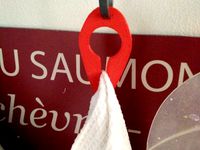 Towel rack gentle hook for towels (for IKEA hook) by Goofy34