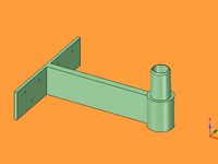 Stackable Organizer Wall Hanger Mount by kb3lnn