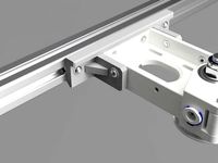 Bracket for Belted Extruder for 2020 profile by dintid