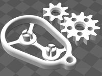 Gear keychain (without text) by simiboy