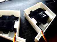 Skywalker x6 servo cover for HITec HS-56HB servos by Gearymeister