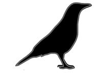 Raven Refrigerator Magnet - Halloween by wslab