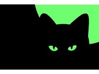 Cat Eyes Refrigerator Magnet - Halloween by wslab