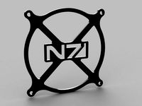 120mm Fan Grill N7 (Mass Effect) by mistertech