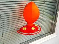 Window Suction-Cup Hummingbird Feeder by AeronJ