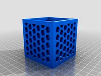 honeycombed LED lampshade by krmaker