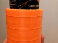 Insulated holder for canned drink (with 3 layerd shell) by shink