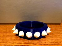 Spike Bracelet (Dual Extrusion Ready) by ligglo