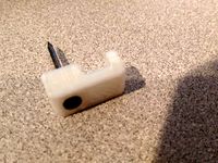 Cable Holder Clip Counter Sunk for Small Flame Nail by rodneyk