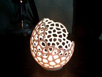 Cracked Egg candel holder by MoayadH