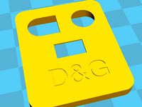 D&G keyfab by CreateCafe3D