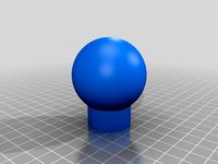 50mm towing ball for Lawnmover by Jhedstrom