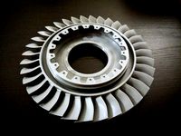 Jet Engine Compressor Blisk by Catiav5ftw