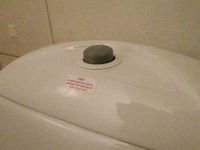 Toilet push button by cacb