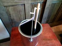 Paintbrush Holder for 1 gal paint can by relierma1