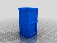 Modern Style Phone Box for Wargames, Slot Tracks or Railways by Shreddieeddie