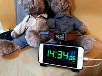 Apple Watch 42mm and iPhone stand by NoelsofT