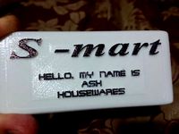Evil Dead - Ash Housewares Name Tag by LinktoFear