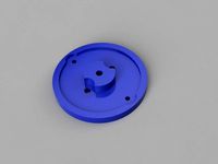 Motor mount for Roomba 880 dirt bin by LazyOdin