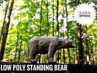Molly the Low Poly Bear by spryde