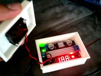 BOX for DC-DC Step up Power LTC1871 WHITH 30 mm FAN by jj31