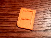 microSD to SD card case adapter by nBurn