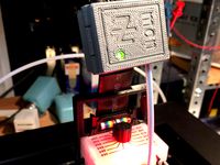 Zortrax Ribbon Cable Support (Vertical) by JuliaTruchsess