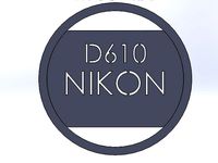 Nikon D610 Lense cover holder by Noboby223