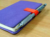 Journal Pen Holder by kmbs