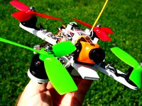 Minimal 3D Printed 4" Brushless Racing Quadcopter by RCFPVFlight