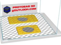 1978 Trans am tweeter plate add-on for stereo by Protosag3D