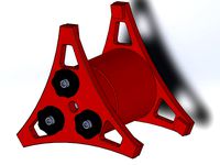 XYZ da Vinci filament spool drill mount by AndrewT111