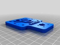 HE3D Ei3 X Axis custom carriage plate 6.5mm  by ausfranko