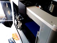 Dremel / Flashforge 80mm clip on fan mount by Clusterbang