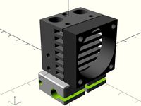 Updated E3D Chimera Hot End OpenSCAD model by DrRalph