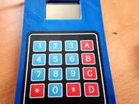 Matrix Keyboard and Nokia LCD Enclosure  by atc1441