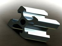 Aluminum profile v-slot 20*20 by S_Frist