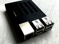 Raspberry PI Sleeve mount (No power, HDMI, headphone ports) by masterolly