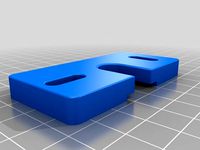 Groovemount Plate E3D Printrbot original by bbogdanmircea