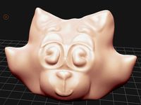 Toontown Cat Head by Whisker_Prince