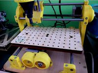 Bed with extra mount plate for CyclonePCB by cyryllo