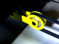 Geeetech Prusa i3 - X and Y axis idler pulley with push pin by babokaj