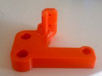 Prusa i3 MK2 Y-motor-holder for Astrosyn damper by Crunch3D