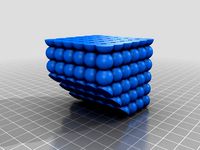 Simple Cubic Crystal Lattice by hmikelson