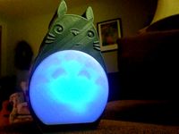 Totoro Glowing Lamp by SafireBlasters