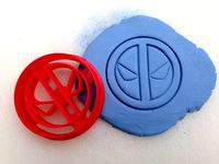 Deadpool Cookie Cutter by SafireBlasters